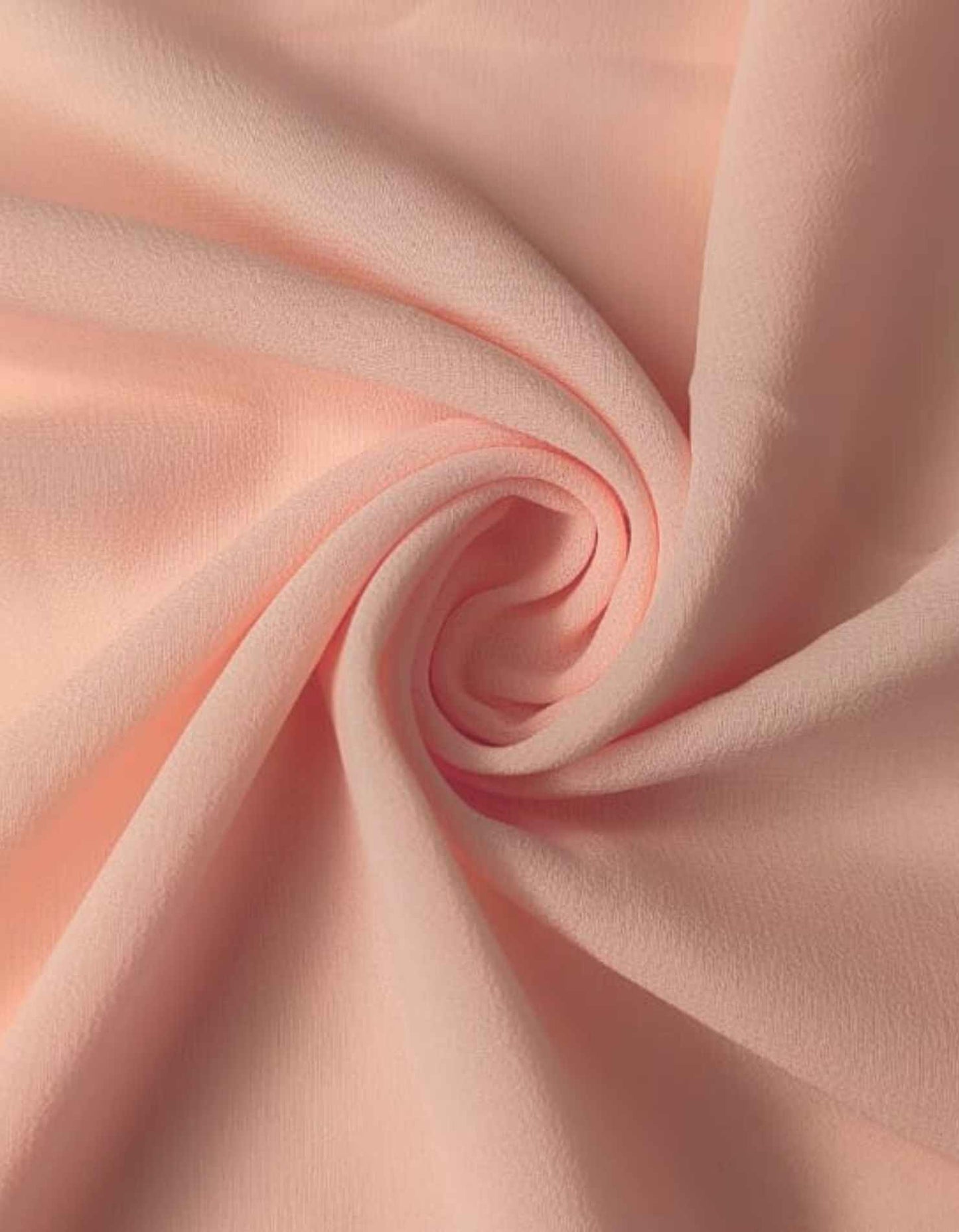 Georgette Chiffon - Ash Peach