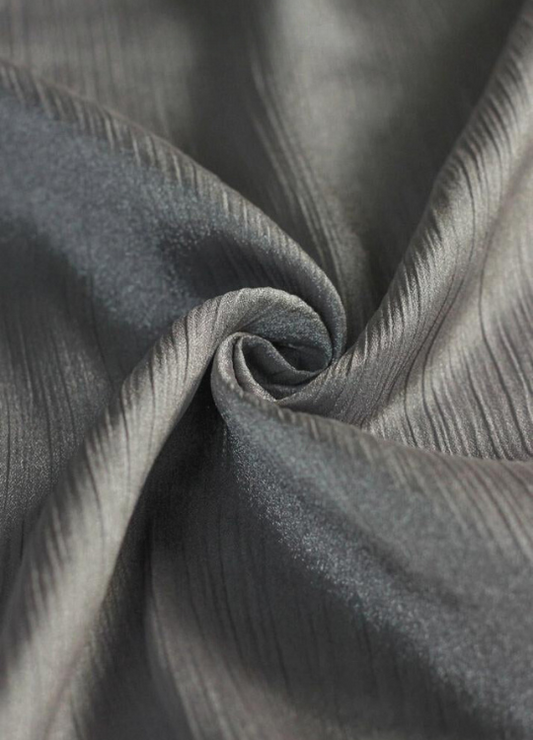 Crinkle Silk Hijab - Gray