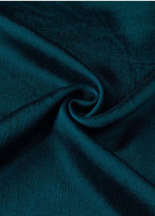 Crinkle Silk Hijab - Teal