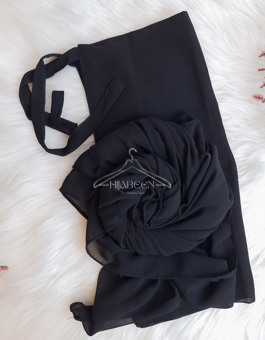 Hijab Naqab Set - Black