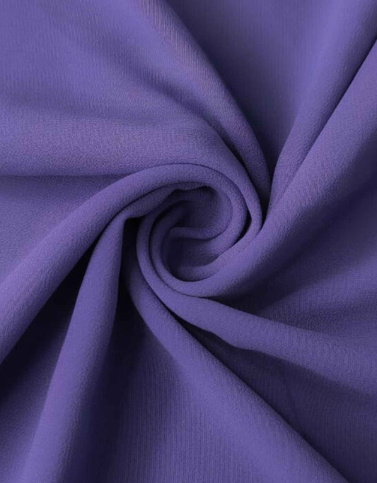 Georgette Chiffon - Tapsy Purple