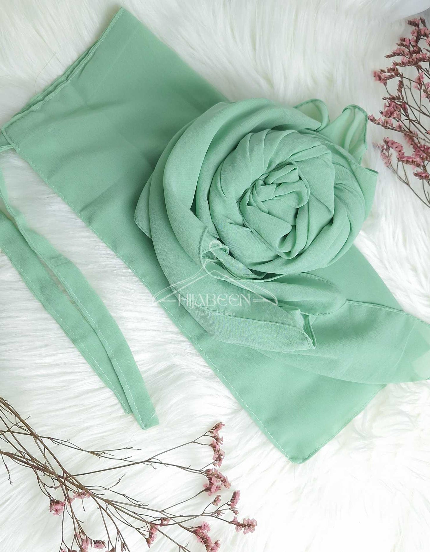 Hijab Naqab Set - Shadow Green