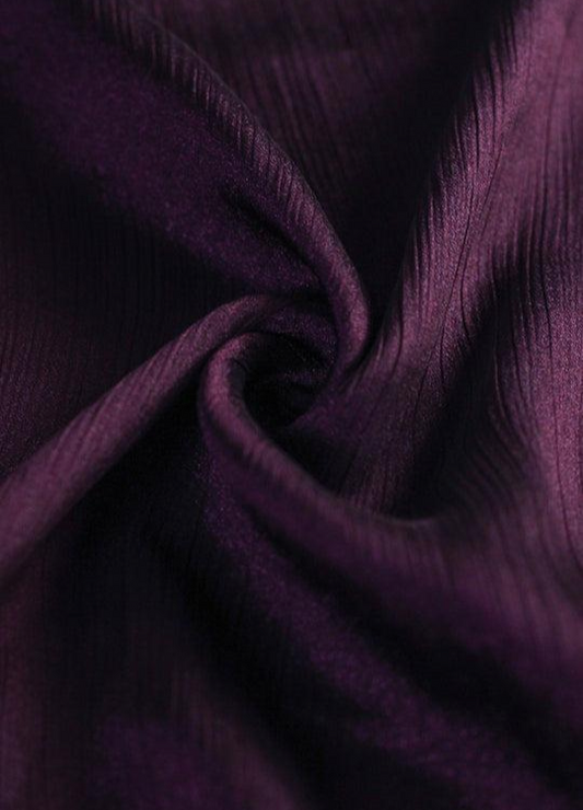 Crinkle Silk Hijab - Purple