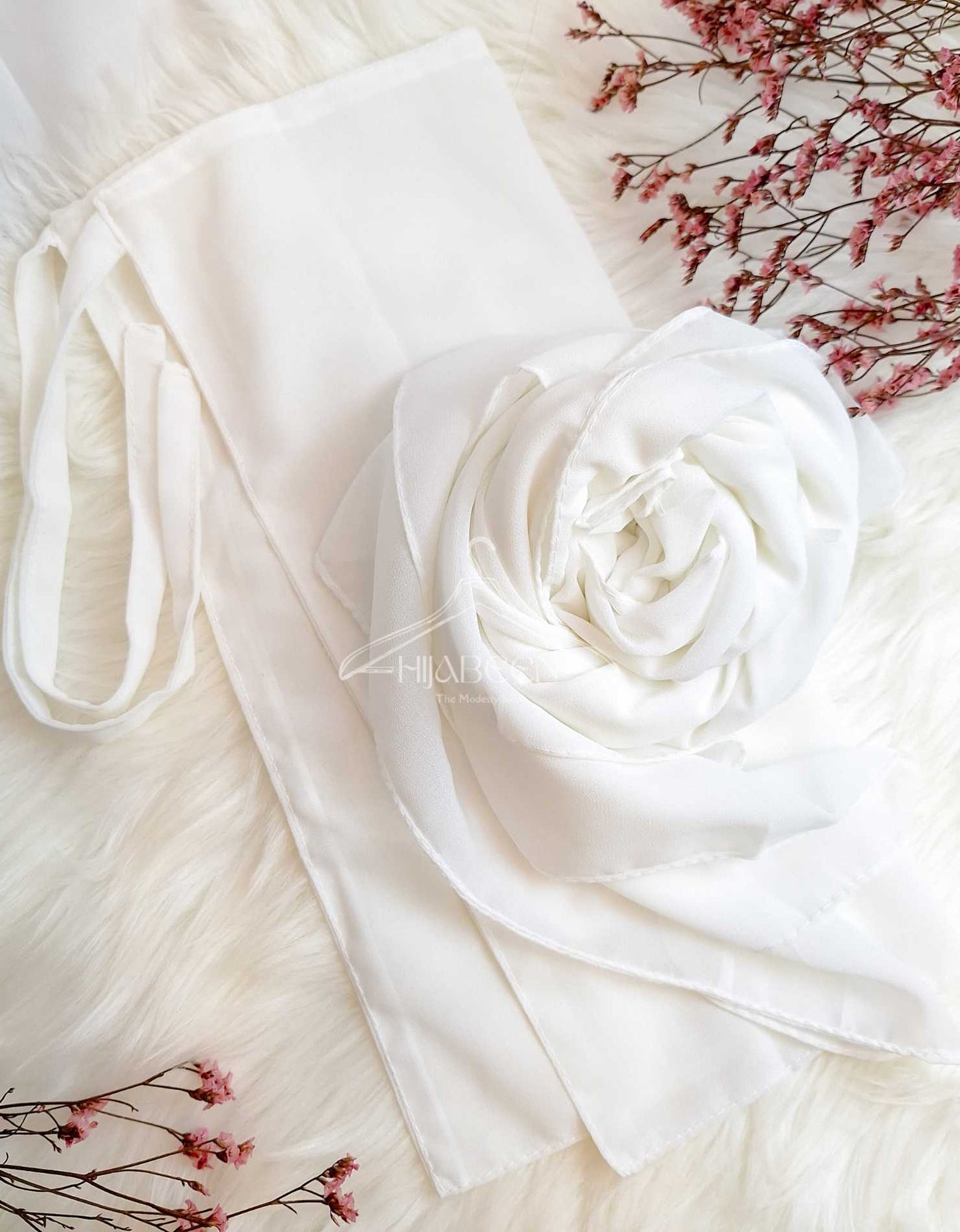 Hijab Naqab Set - off white